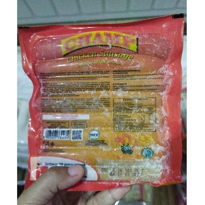 

(DERIFROZEN) Sosis Champ 375gr
