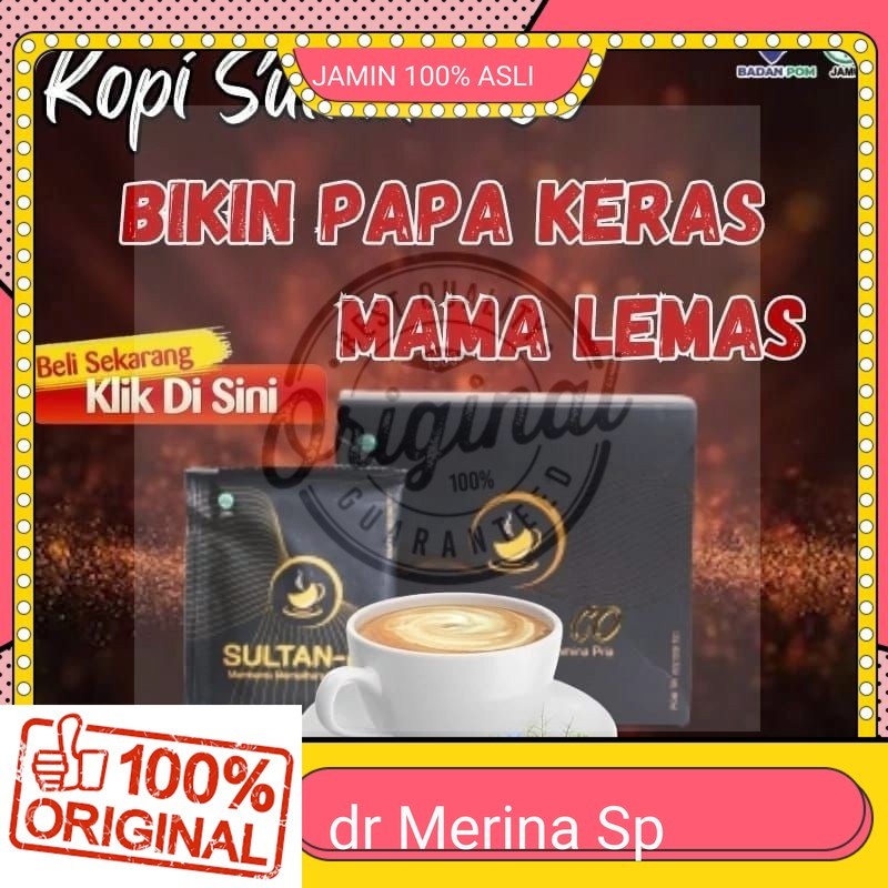 

100% ASLI kopi sultan co original isi 10 saset