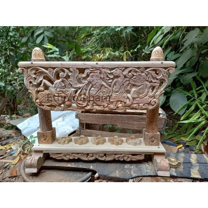 

jagrak Pusaka punokawan isi 5 ukir alusan Kayu Jati Termurah Seindonesia EJ32423