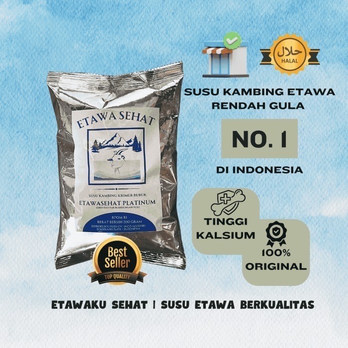 

[[PROMO]]BEST SELLER Etawaku Platinum Susu Kambing Etawa Atasi Sesak Nafas dan Nyeri Tulang Persendian