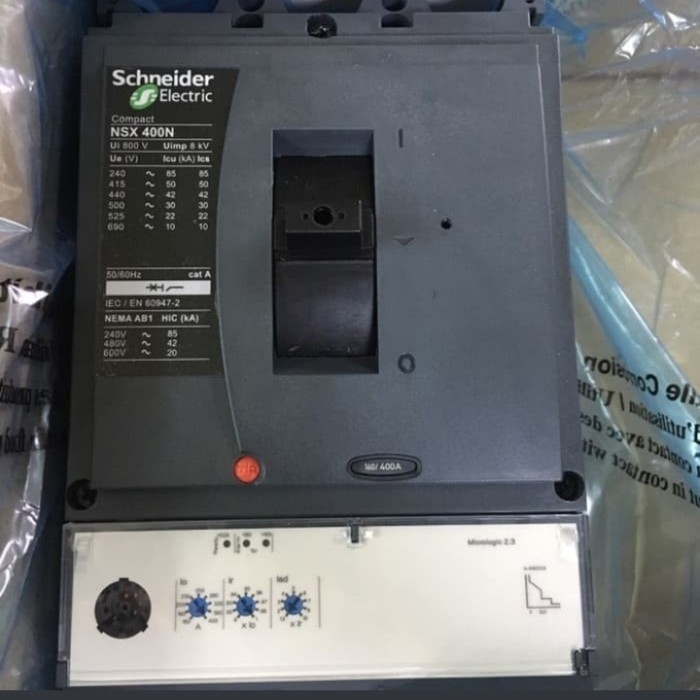 mccb nsx400n 3p 400a schneider