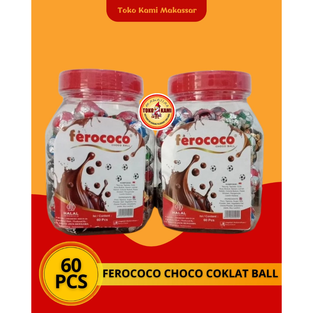 

Ferococo choco coklat ball isi 60pcs