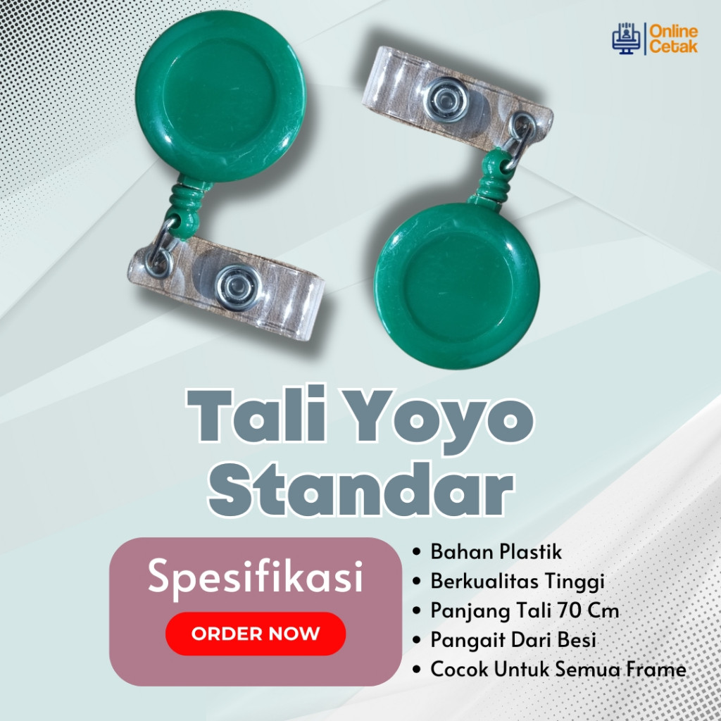 

Yoyo Tali Id Card Gantungan ID CARD Hang Tag Name Tag STANDARD