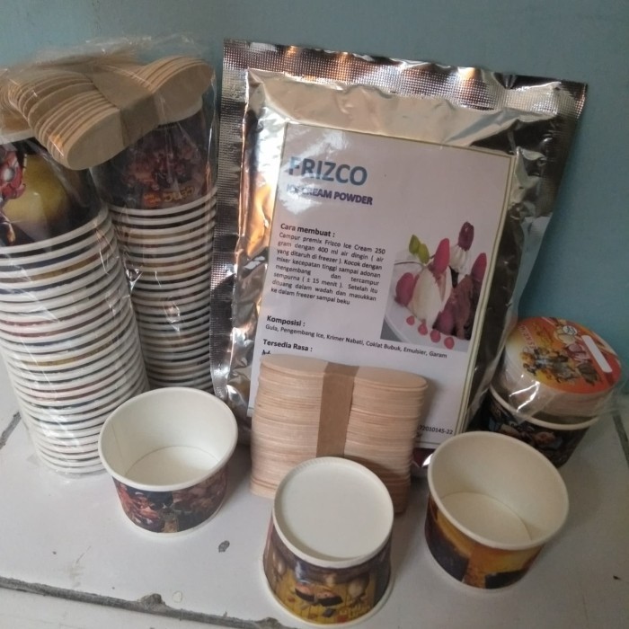 

Promo [Bahan Makanan] Bubuk ice cream. Paket mini bubuk es krim - greentea