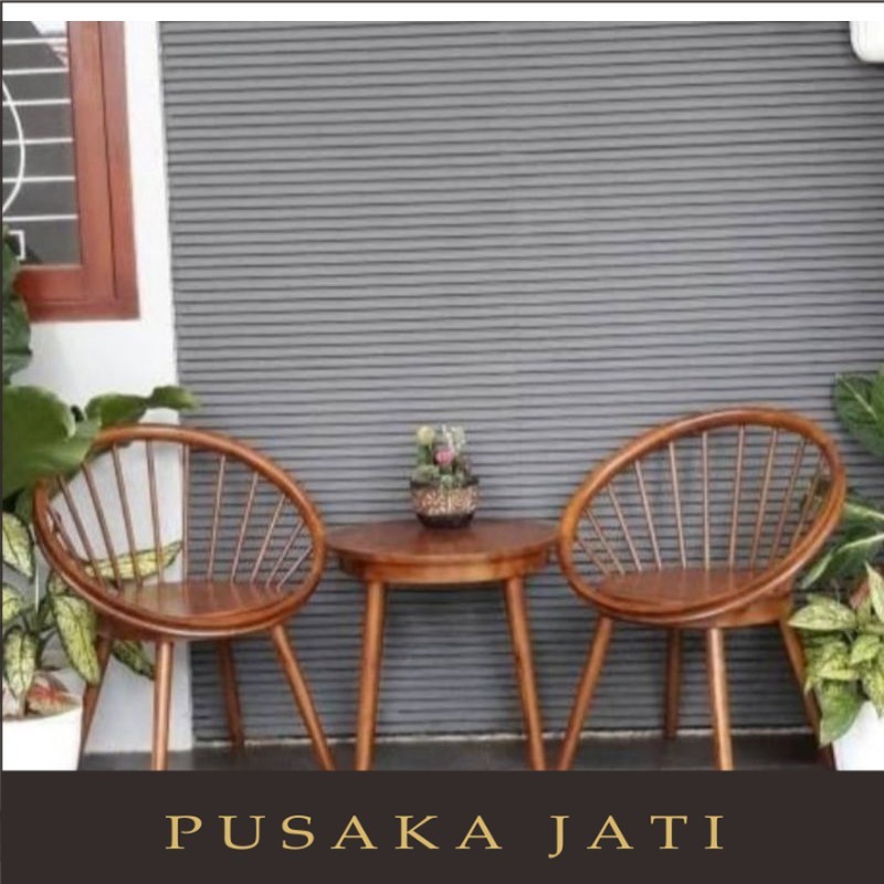 KURSI TERAS KURSI SANTAI KAYU JATI JEPARA pusaka jati jepara