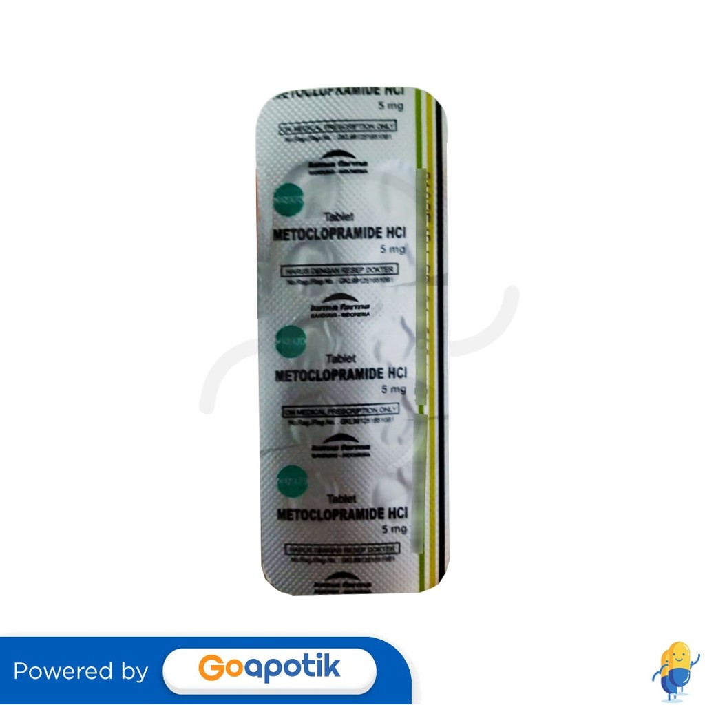 Metoclopramide Kimia Farma 5 Mg Strip 10 Tablet