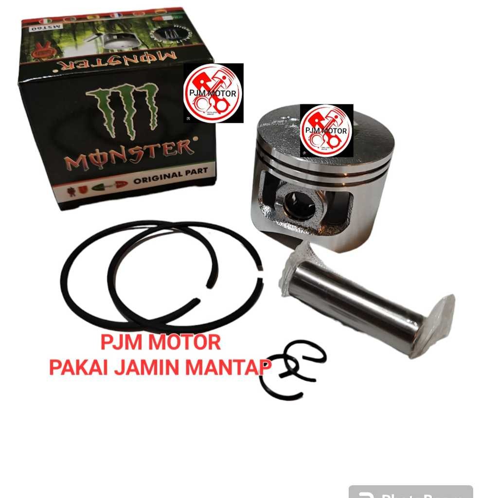 

MONSTER piston assy seher komplit mesin chainsaw senso sinso 5800 6000 60cc 46mm amplas