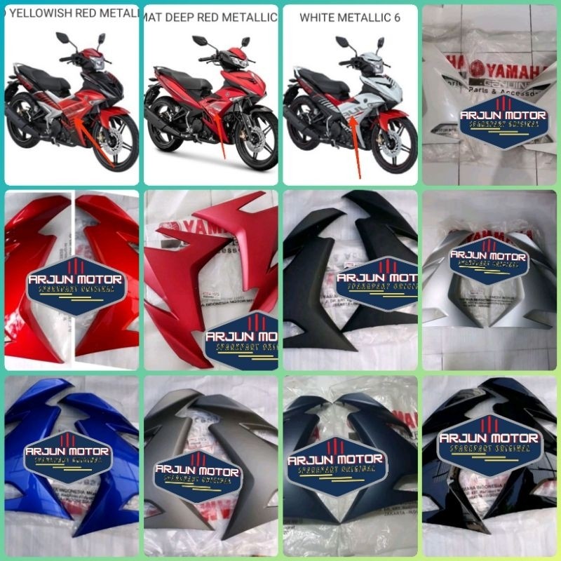 COVER BODY COWLING,SAYAP DEPAN,PANEL DEPAN KIRI& KANAN JUPITER MX KING 150  ORIGINAL YAMAHA