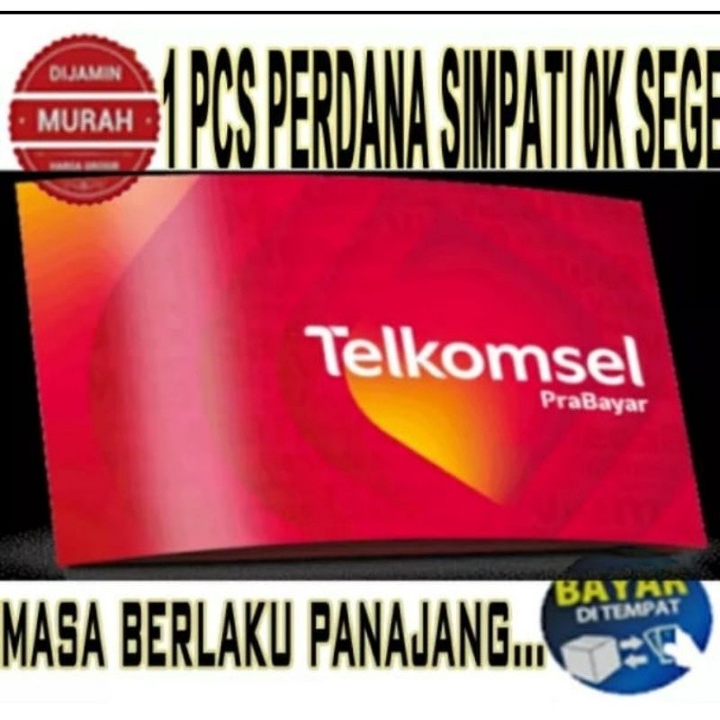 MAA Kartu Perdana Telkomsel Simpati Prabayar Segel