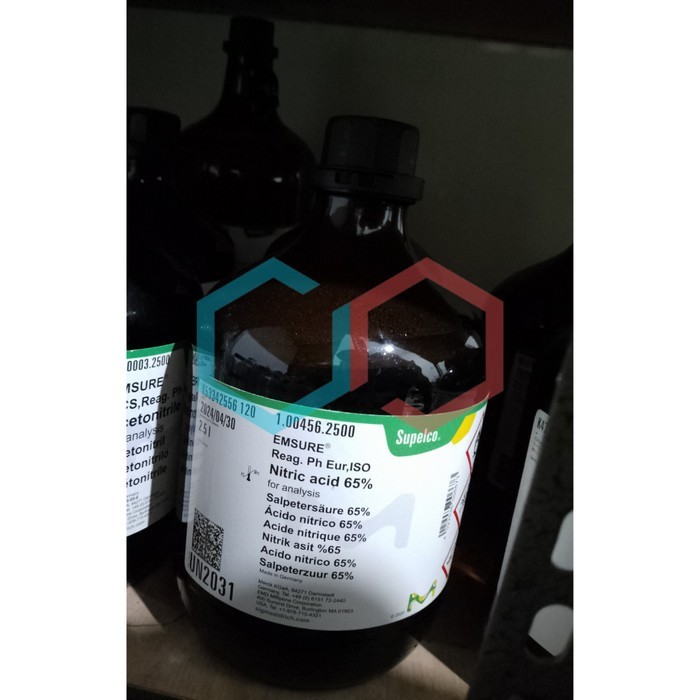 Asam Nitrat / Nitric Acid 65% / HNO3 Pro Analis 1 L Merck 100456