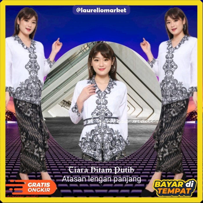Atasan kebaya encim modern silky muslim - Tiara Hp, M