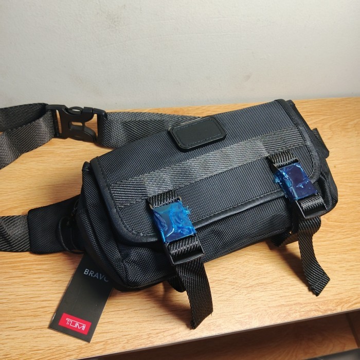 Tas selempang pria tas pinggang cowok Waist bag pria tas dompet hp tas jalan kanvas