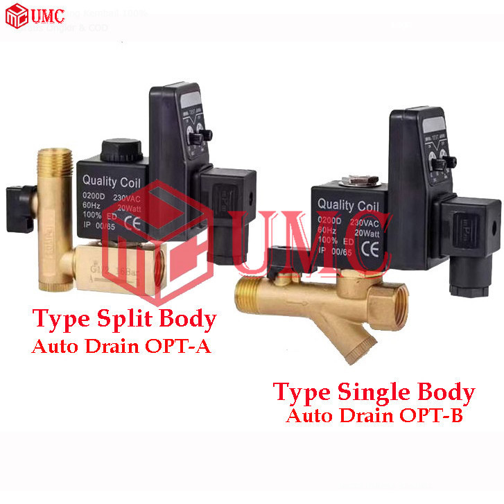 Electric Solenoid Valve 1/2 Inch 220v Autodrain Valve Timer 16 Bar Selenoid Auto Drain elektrik