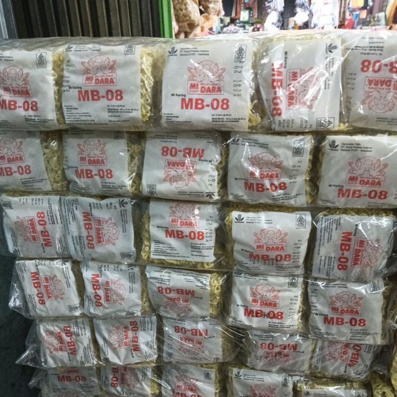 

Mie Dara MB-08 1 Ball 25pcs Mie Burung Dara MB 08 Mi Baso Seblak Bahan Pokok Sembako Murah
