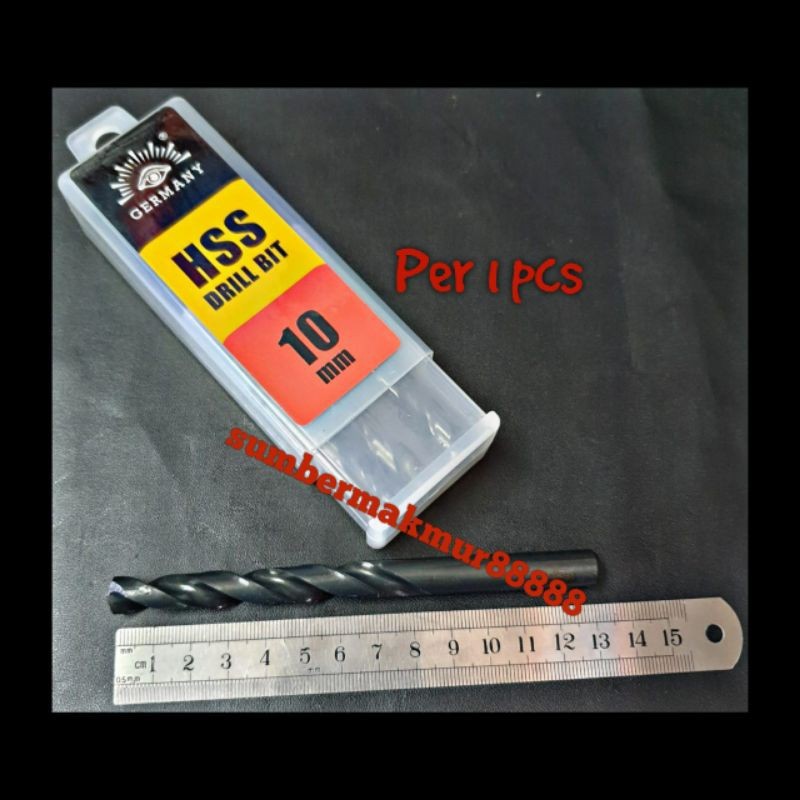 Mata bor besi 10mm tjap mata