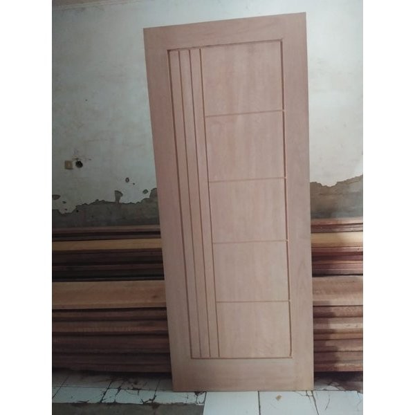 Pintu Kayu Kamper/Daun Pintu Minimalis/Pintu Kamar