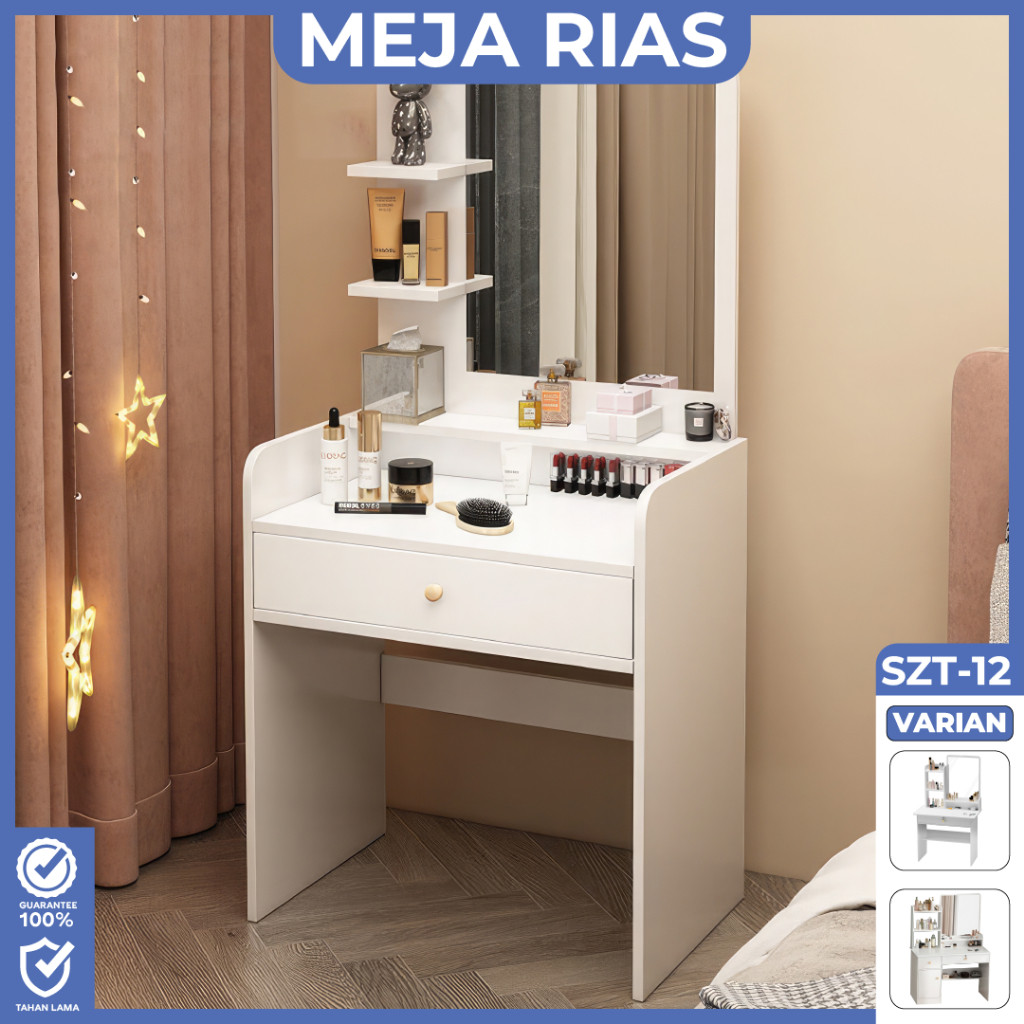 Dreamhome Meja Rias Minimalis Meja Kamar Meja Rias Aesthetic Minimalis Meja Rias Kaca SZT