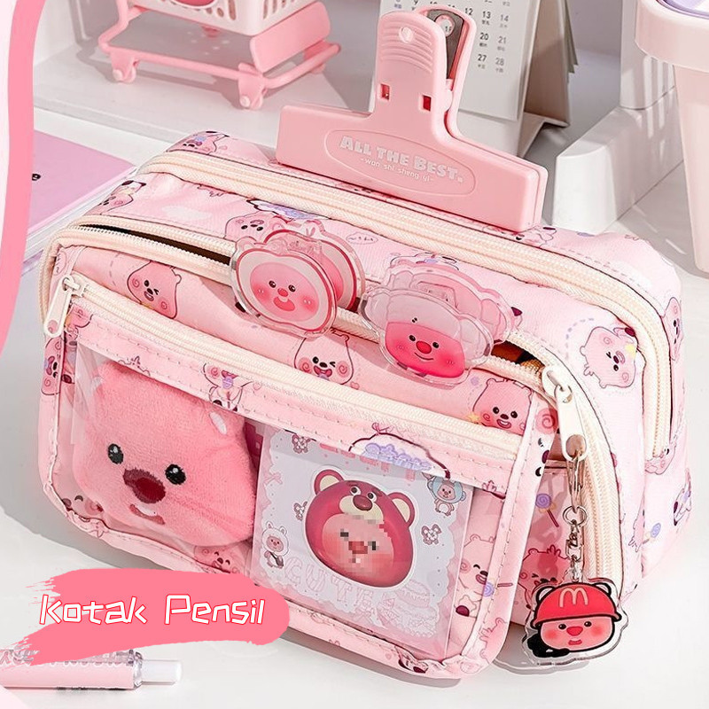 

Diskon 6.6 Diskon Kotak Pensil Large Capacity Berang-berang Kecil Kotak Pensil Alat Tulis Lucu Kartun Tempat Pensil Canvas Kotak Pensil Tas