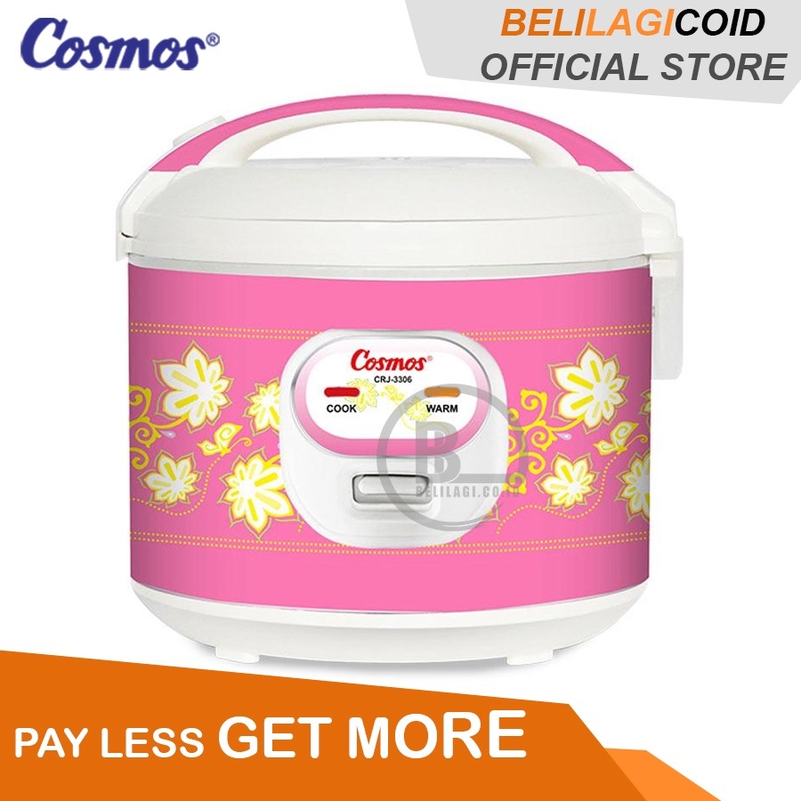 (cod) Cosmos Rice Cooker CRJ 3306 / Megicom Cosmos CRJ-3306/ Magic Com Cosmos ORIGINAL CRJ3306