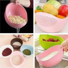 Keranjang Serbaguna Cuci & Tiris Sayur Buah – Wadah Anti Tumpah Praktis Dapur