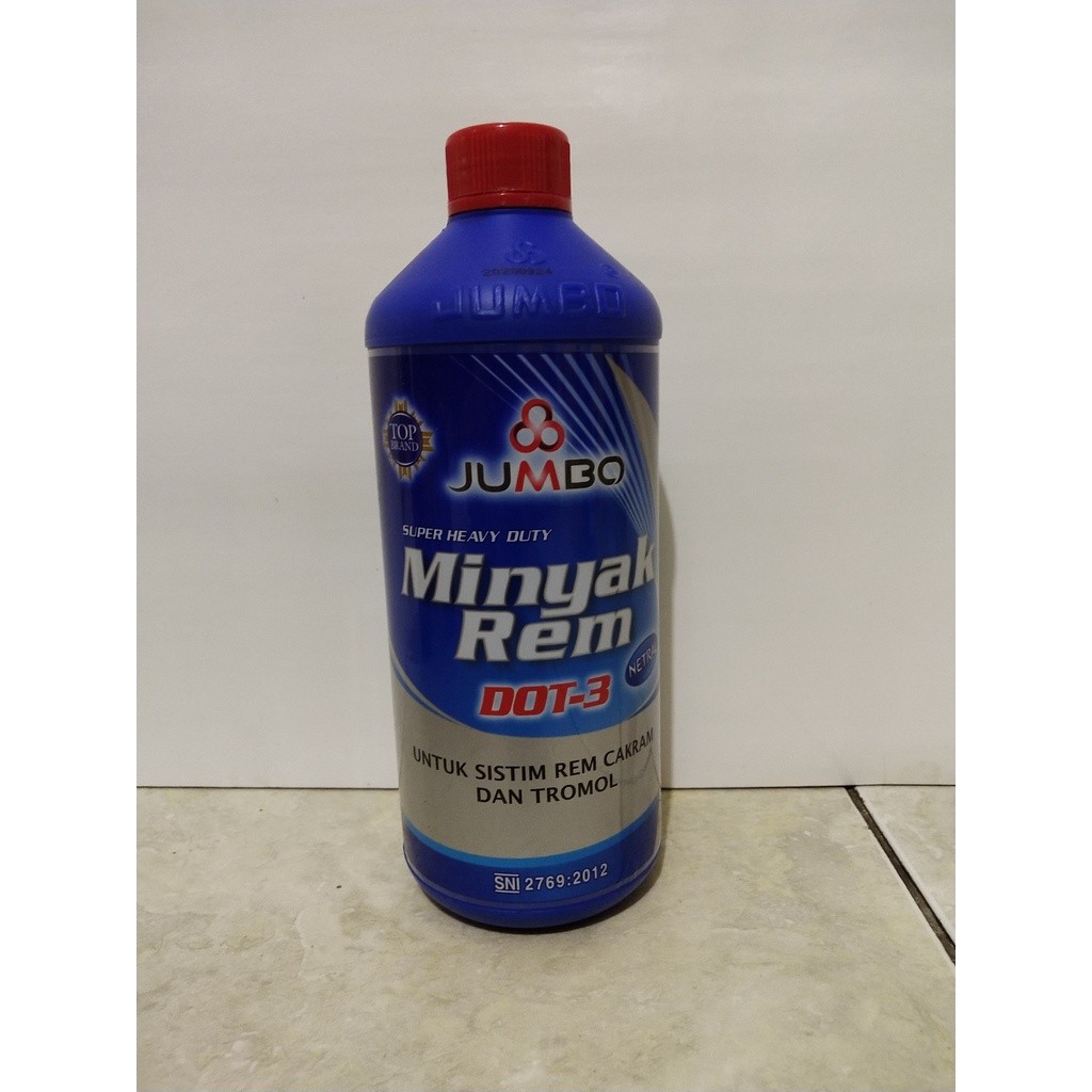Minyak Rem Jumbo Besar Dot 3 Merah 1000 ML 1 Liter 1L