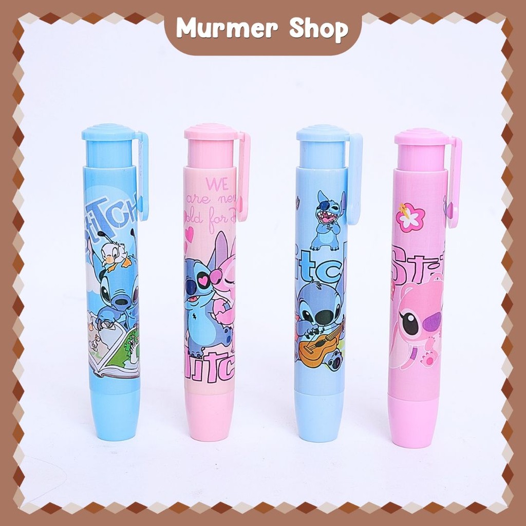 

Penghapus Mekanik Depressible ER-1815 Stitch Mechanical eraser Hapusan Pegangan Lucu Unik Setip