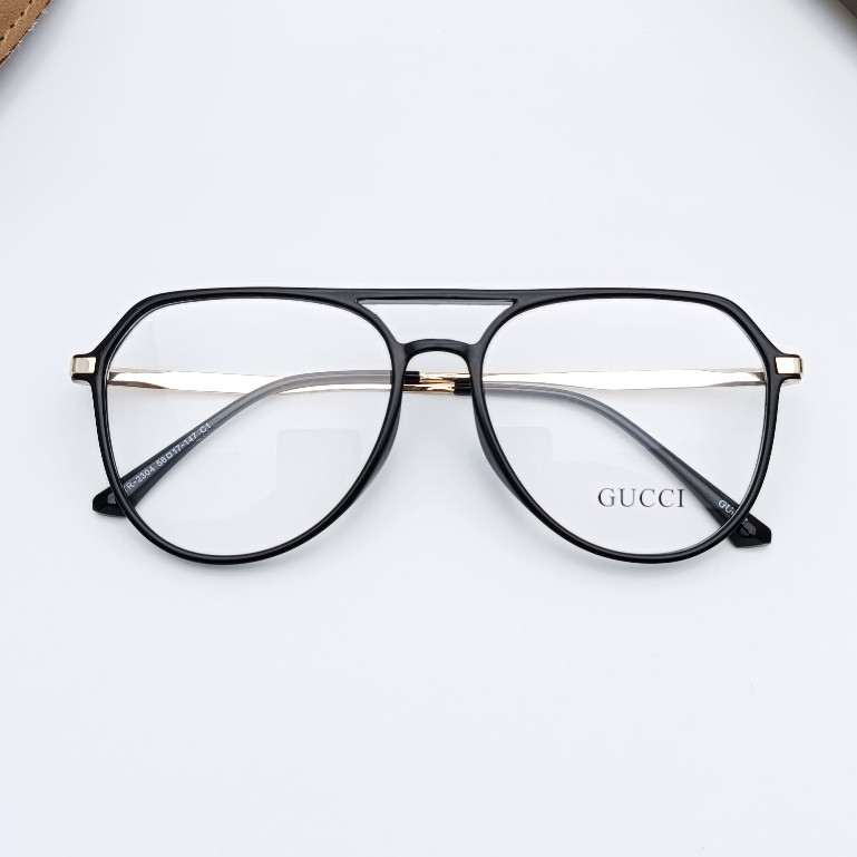 [COD] - Frame Kacamata Hitam / Kacamata Fashion GC 2304 Lensa Anti Radiasi Premium pma