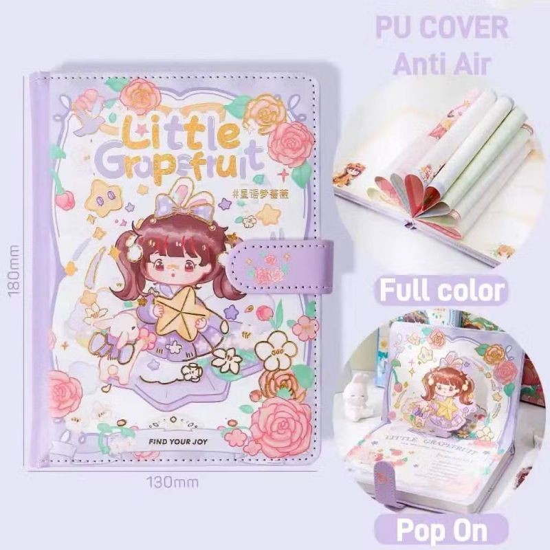 

Eternal Summer Journal A5 / Journal pop up / Notebook lucu/diary lucu / Buku Tulis Catatan Karak