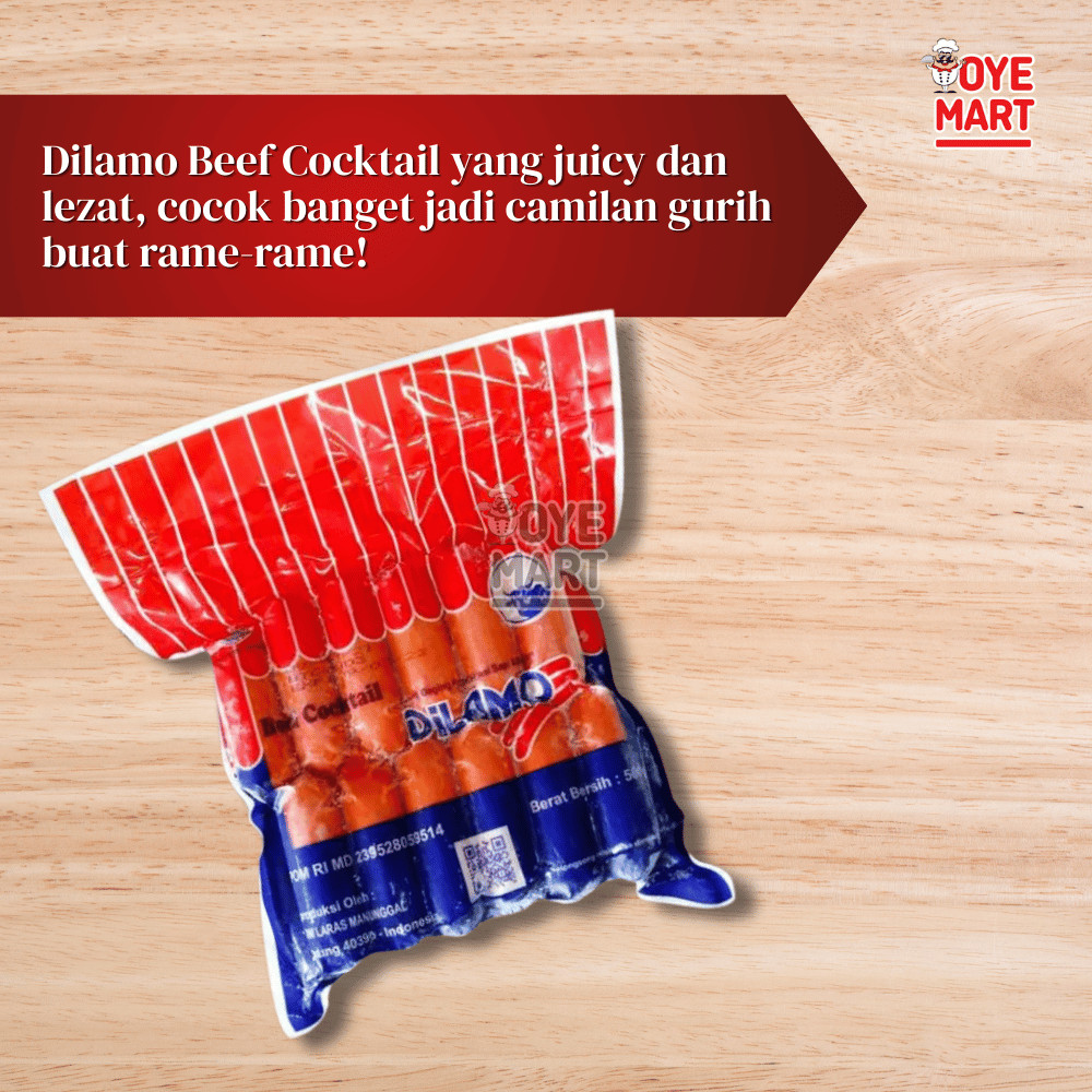 

BAH Dilamo Beef Cocktail Merah gr Sosis Sapi Mini