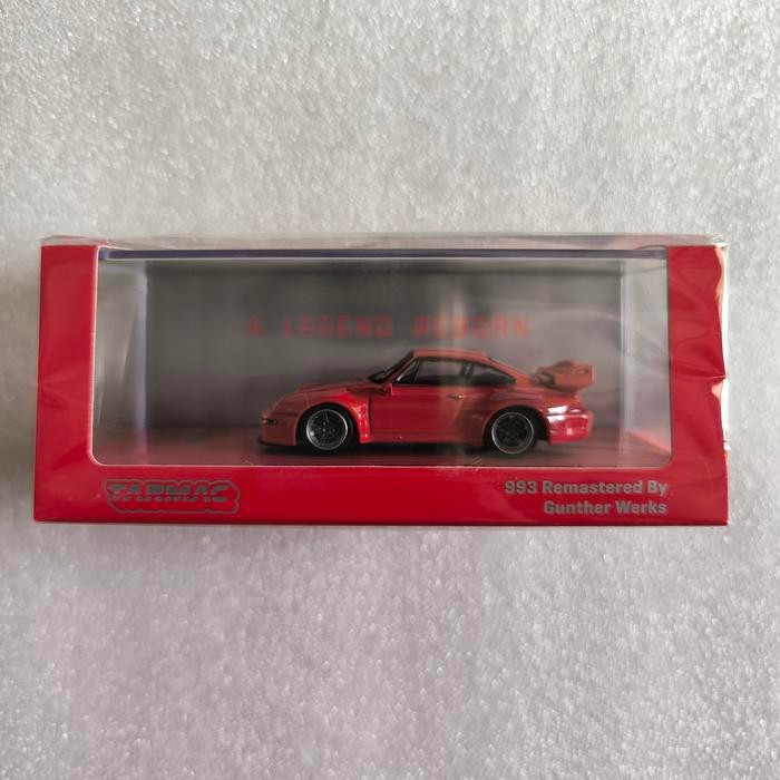 DIECAST TARMAC WORKS PORSCHE 993 REMASTERED BY GUNTHER WERKS RED