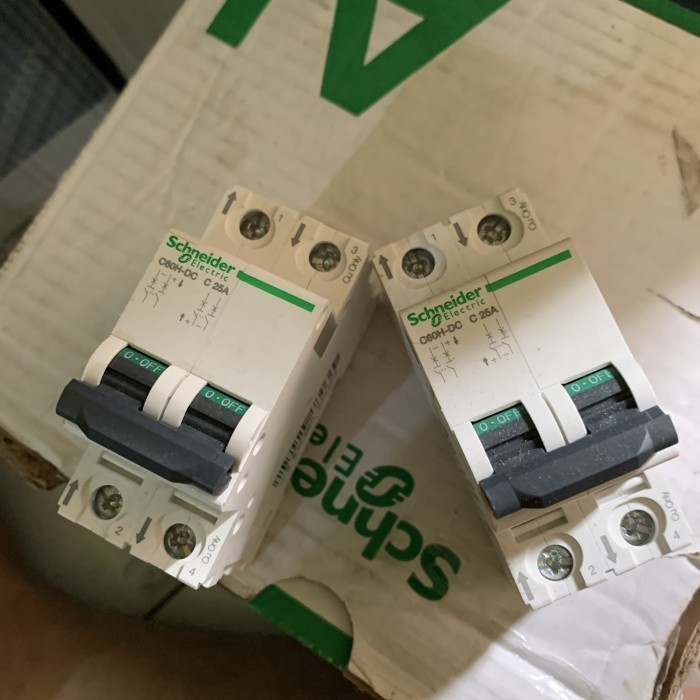 Schneider mcb dc c60h 2p 25a schneider