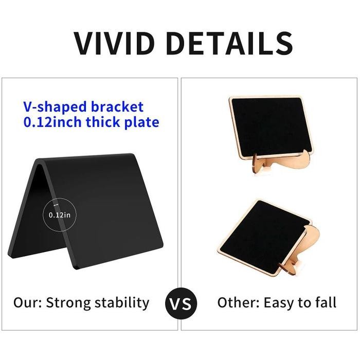 

Promo Acrylic Mini Chalkboard 2pcs Papan Tulis Kapur Food Buffet Mini - 2 pcs terlaris