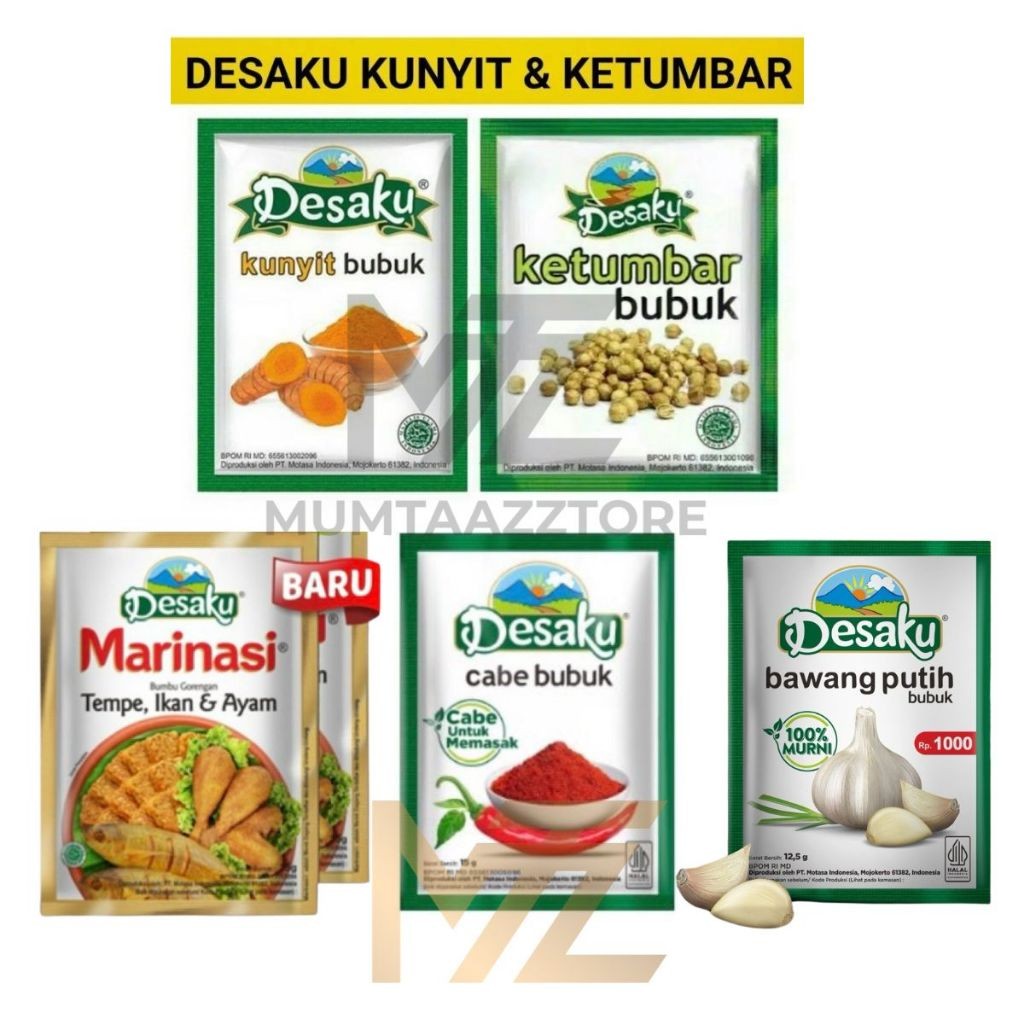 

️MUMTAAZZTORE️ Motasa Desaku Bmb Dpr Marinasi Kunyit Ketumbar Isi 12 Sachet
