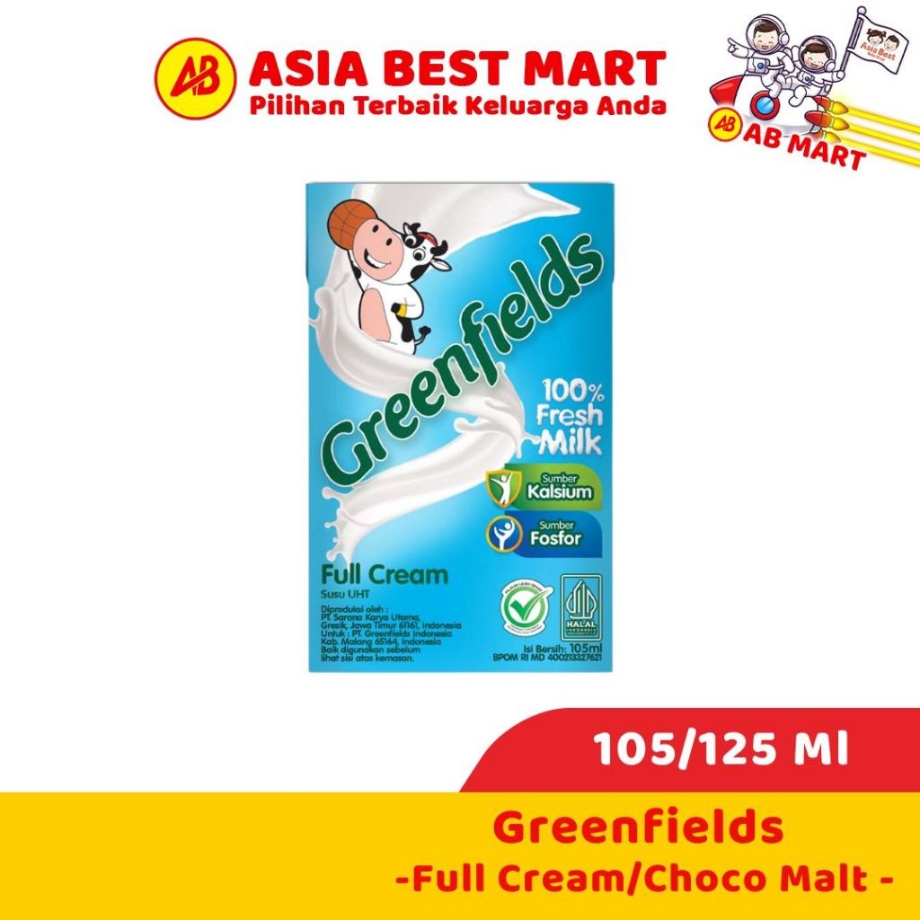 

Susu Sapi 125ml Uht Full Cream Chocolate Malt 105 Ml Susu Cair Fresh Milk Greenfields