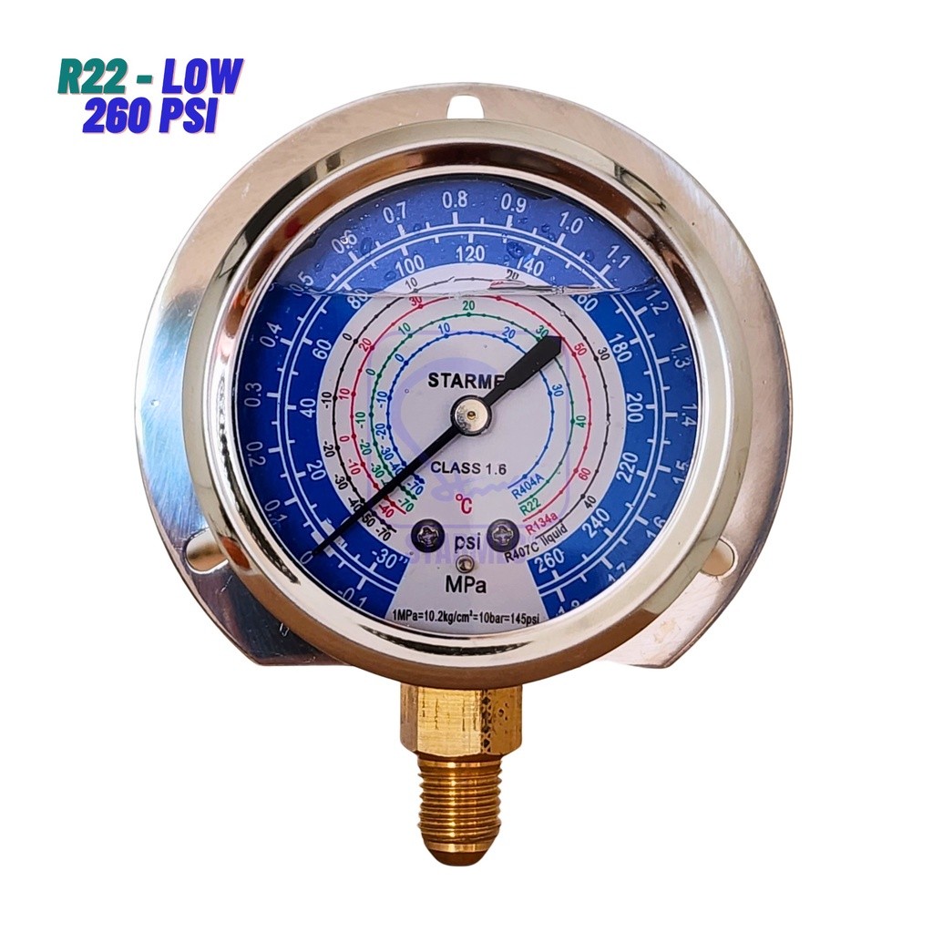 

RB Pressure Gauge Oil R22 ( Raket ) / Meteran+Oil R22 Starmec