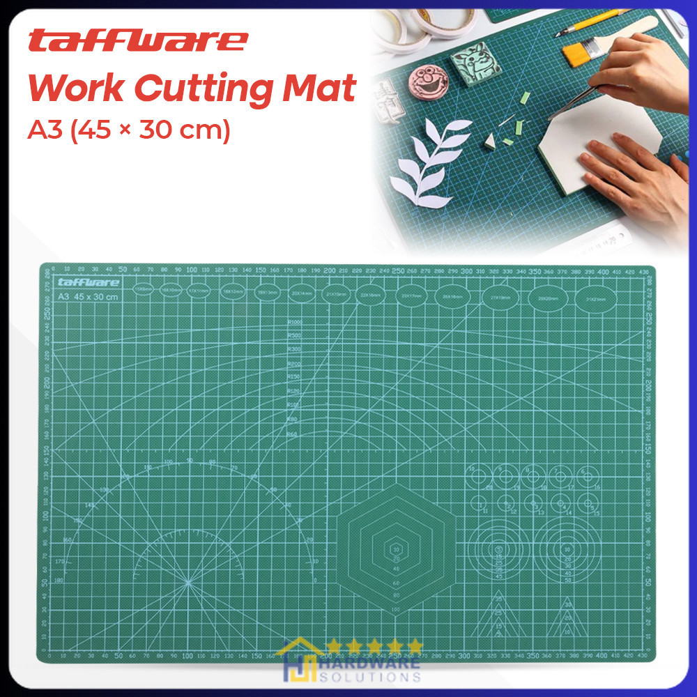 

Taffware Alas Potong Work Cutting Mat Pad A3 45x30cm