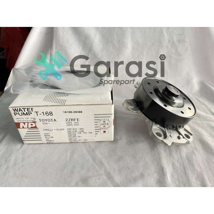 Water Pump Pompa Air Toyota Noah Voxy 2007-2013 Npw Japan Ori