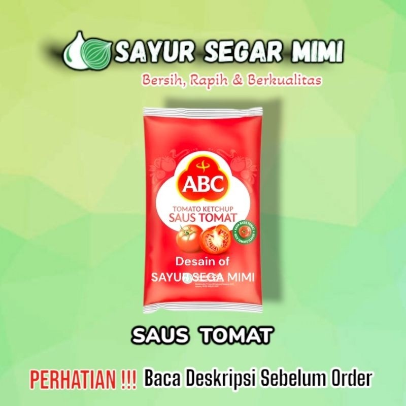 

ABC Saus Tomat 950Gram - Sayur Palembang