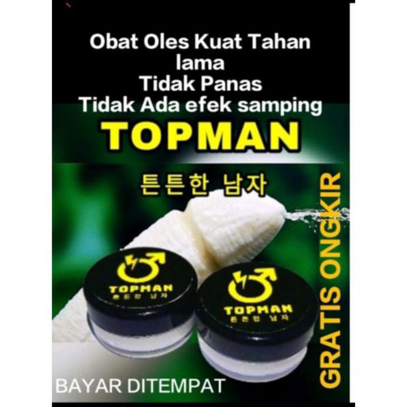 Topman obat kuat oles pria tahan lama,cream oles tahan lama,Top man Oles pria tahan lama tanpa rasa 