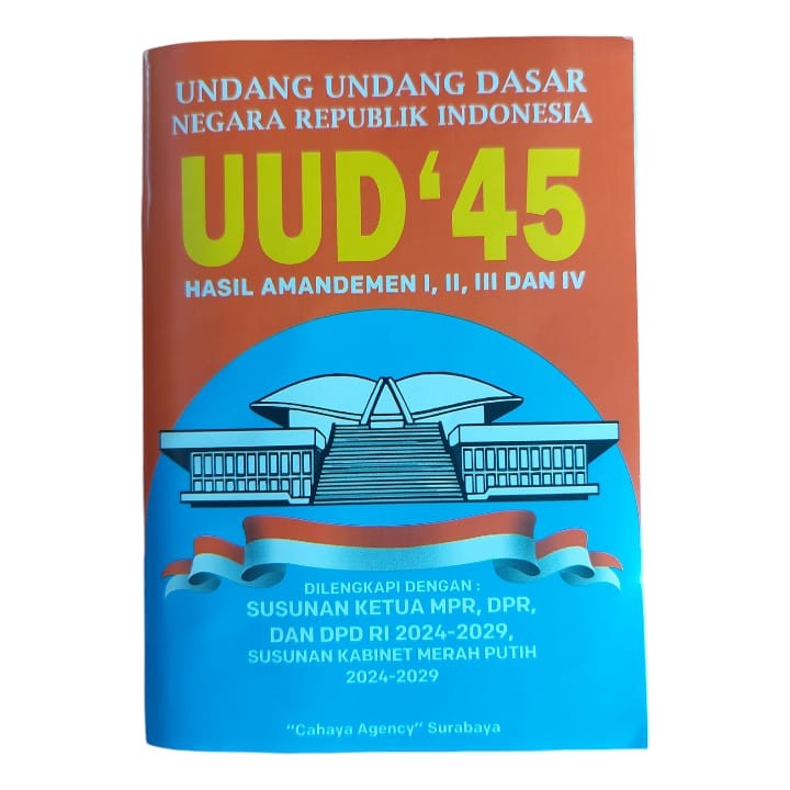 UUD 1945 CD (CA/CETERA/APOLO/NUSA/PUTRA CENDEKIA) BUKU UUD 1945 DAN AMANDEMEN TERBARU / UUD 1945 KEC