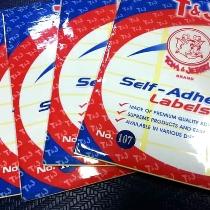 

Label Tom & Jerry / Sticker Tom and Jerry Self Adhesive Labels - 1 pack isi 10 lembar