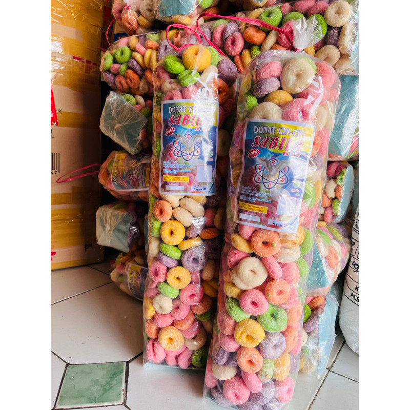 

1 BAL DONAT dan GABUS MANIS WARNA berat 800gram WIDARAN BULAT