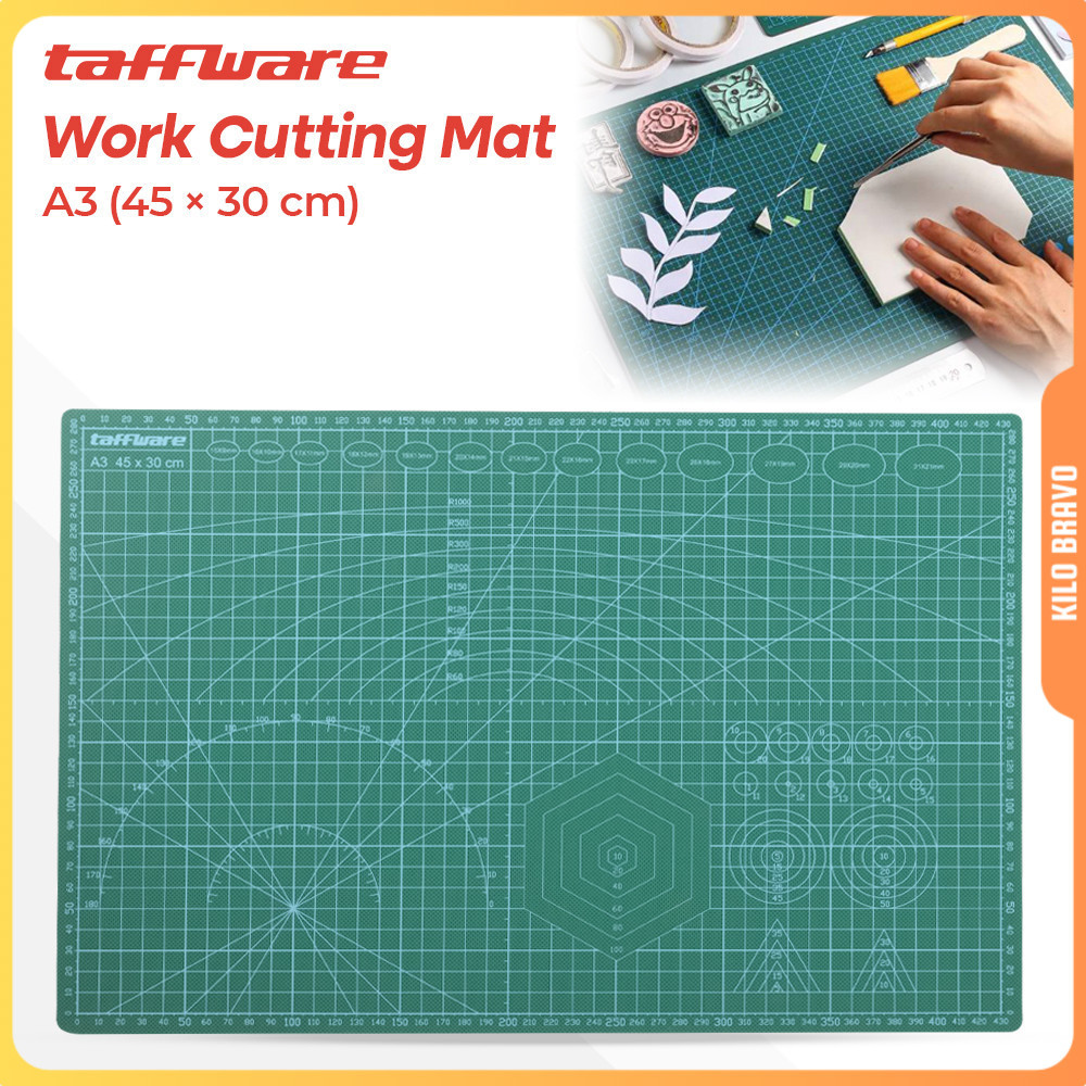 

Taffware Alas Potong Work Cutting Mat Pad A3 45x30cm