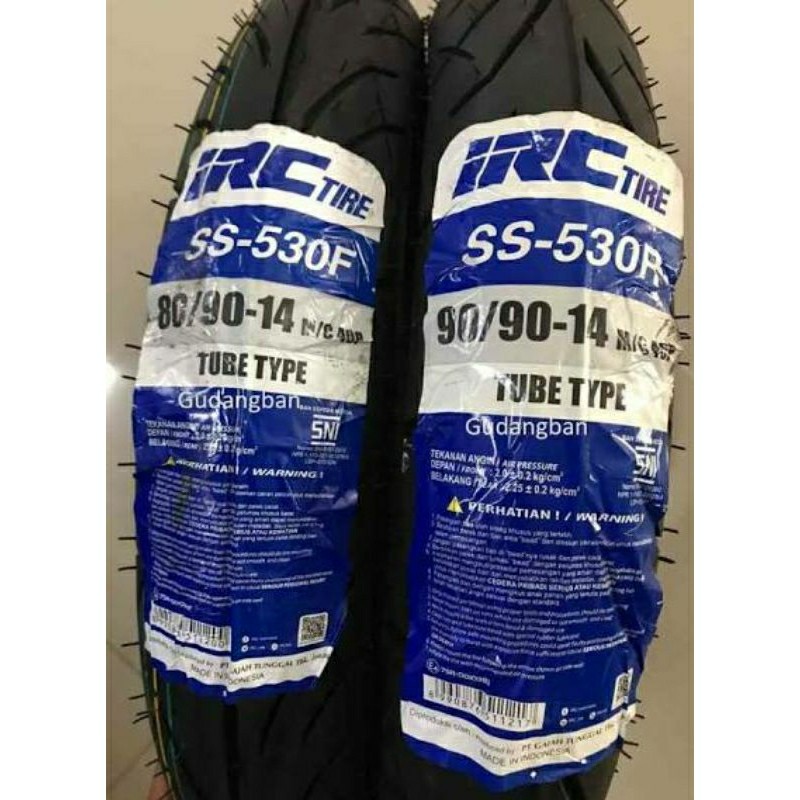 Ban luar irc 70/90-14, 80/90-14, 90/90-14 IRC Tubetype