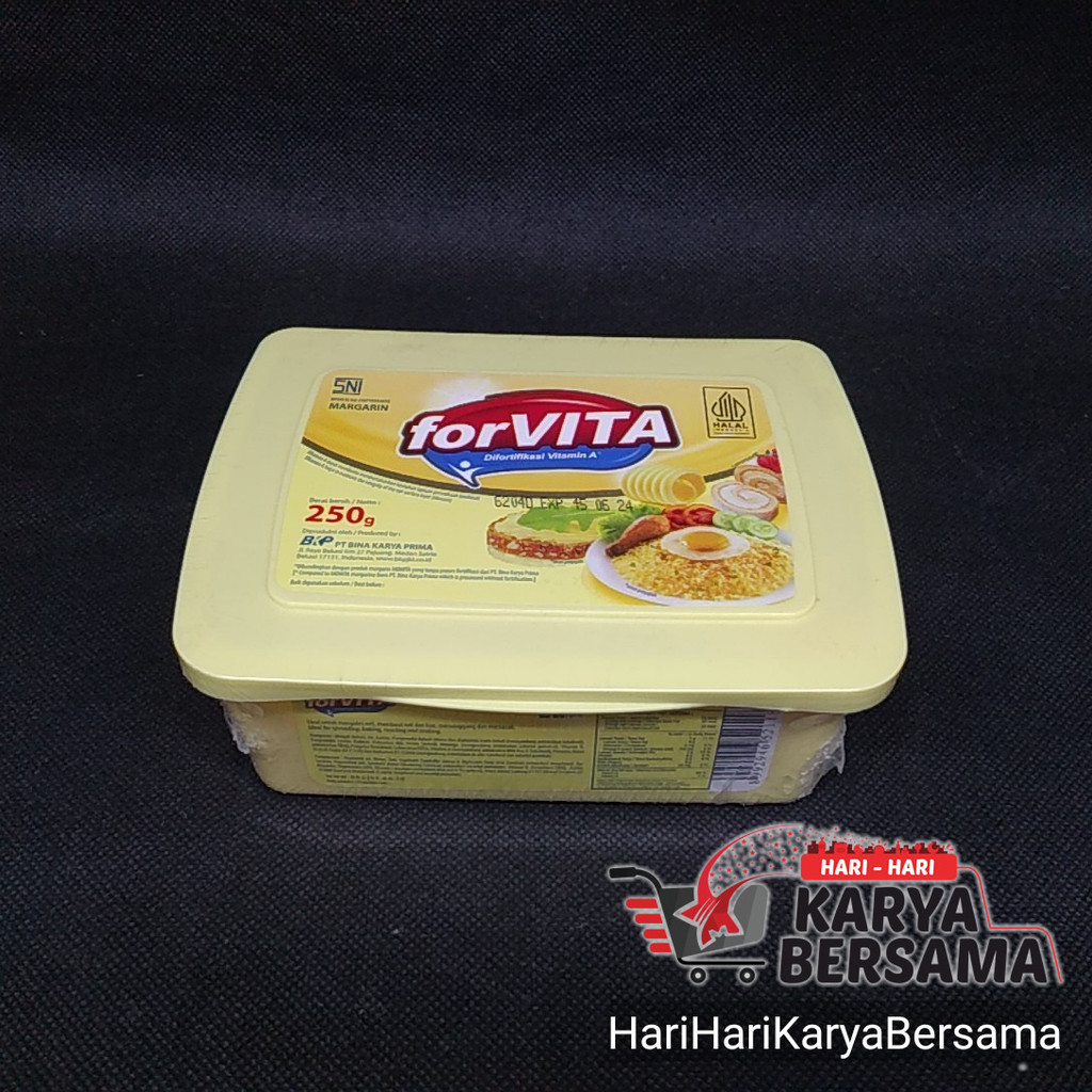 

MARGARIN MENTEGA FOR VITA FORVITA 250GR