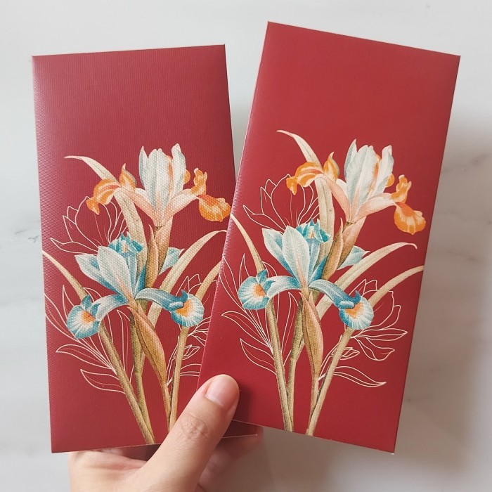 

Amplop Uang Angpao Imlek, Lebaran, Gift - Iris - Maroon