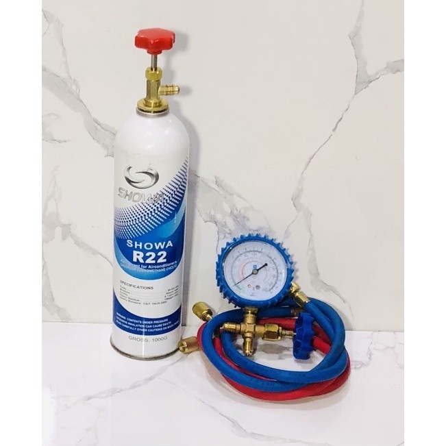 Paket Komplit isi Freon AC Rumah Freon R 22