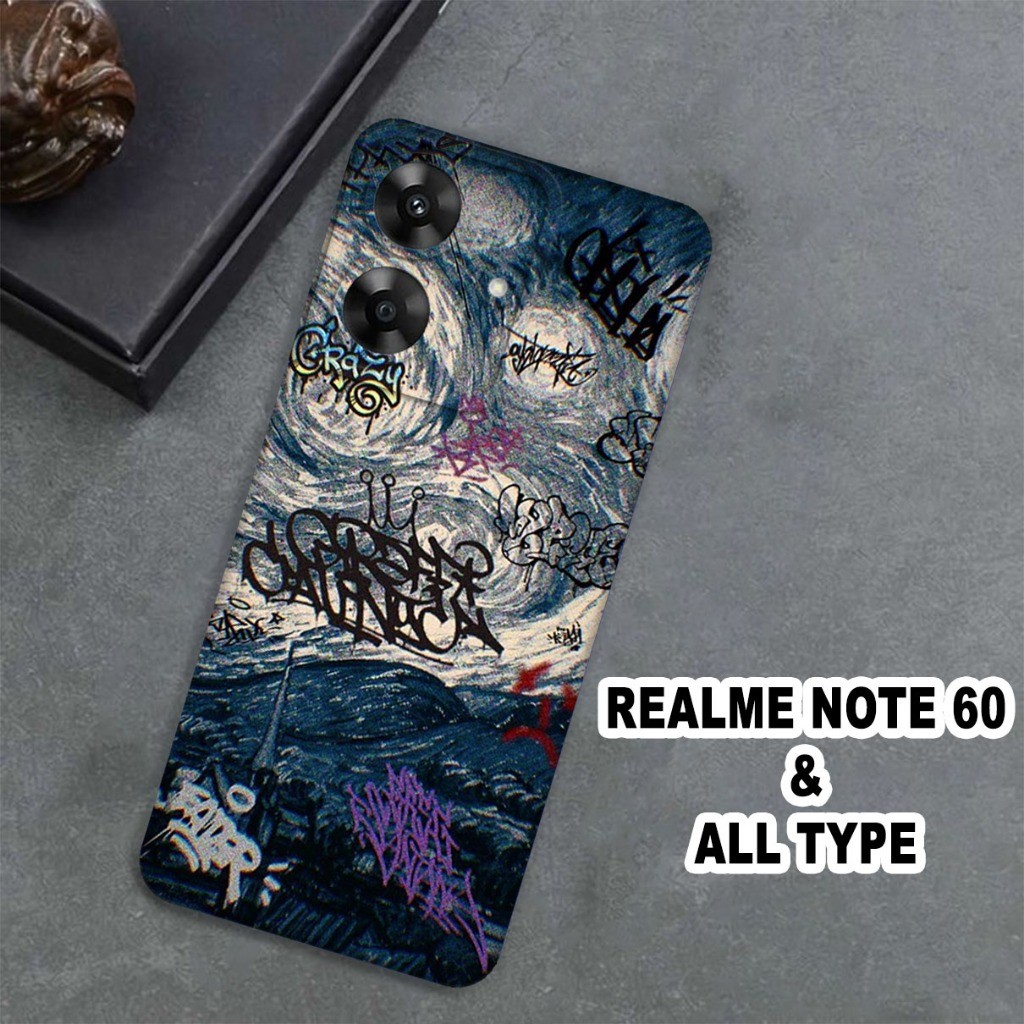 G5 - Case pro  camera REALME NOTE 60 Terbaru 2024 - Silikon Realme note 60 2024 - motif RICK AND MOR