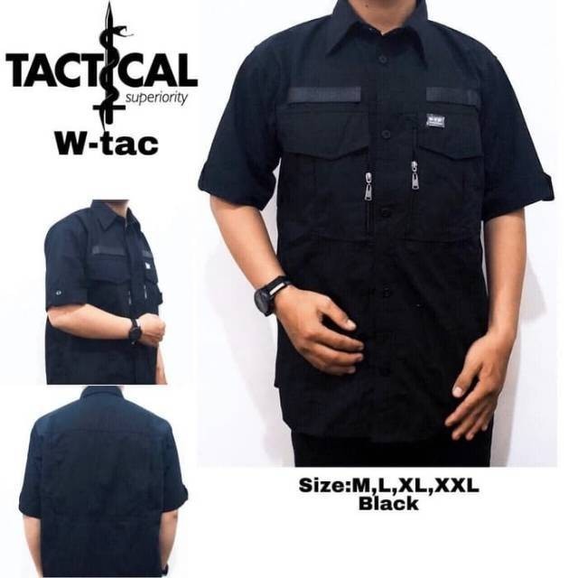 kemeja tactikal wtac pendek