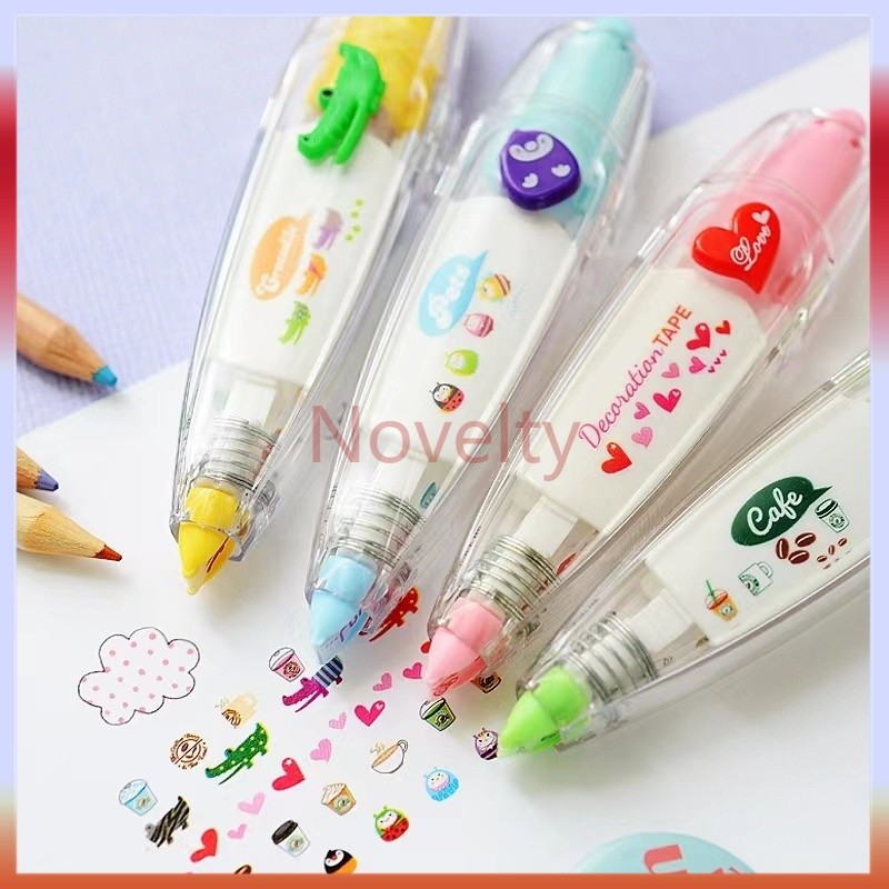 

Novelty Dekorasi pita koreksi kartun lucu/pita koreksi akun DIY